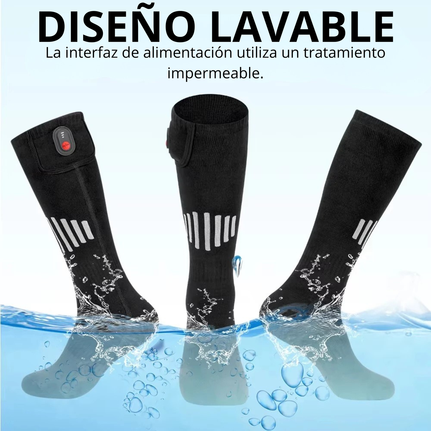Calcetines térmicos recargables